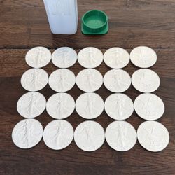 20 2021 American Silver Eagles  1 Oz .999 Silver 