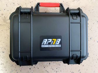 Pistol Hardshell Carrying Case for Pistols, GoPro, Camera Accessories, Equipment, Electronics and More(Black)