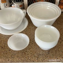 Federal Milk Glass Bundle