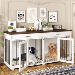 Double Dog Crate 