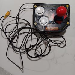 Pac-man Plug and Play Jakks Pacific 2009 TV Video Game System 12 in 1