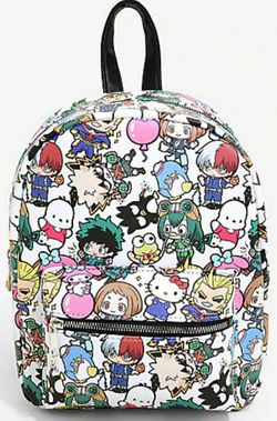 My Hero Acedemia x Hello Kitty backpack purse