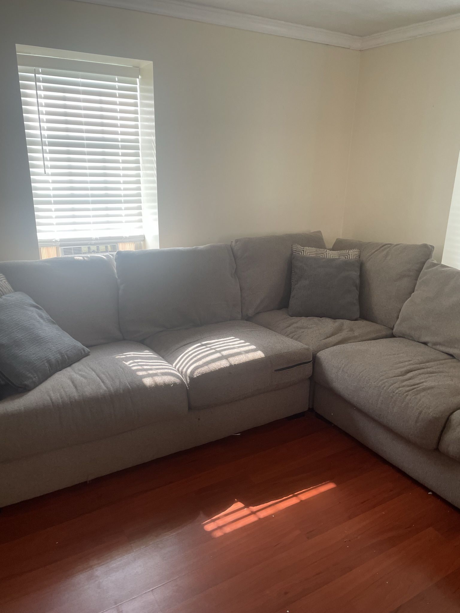 Light Grey Sectional - Must pick up