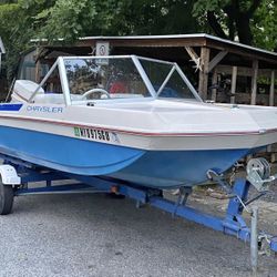 Chrysler Boat Johnson 60hp Trailer Outboard 