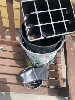 Free plastic planters