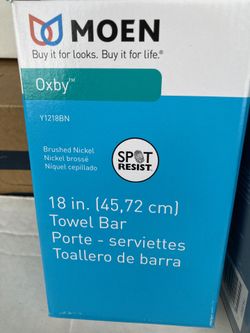 Moen Oxby Karis Towel Bars Brushed Nickel for Sale in West Sacramento CA OfferUp