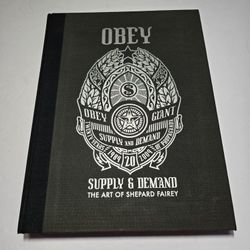 OBEY Supply & Demand The Art of Shepard Fairey 20th Anniversary Hardcover book