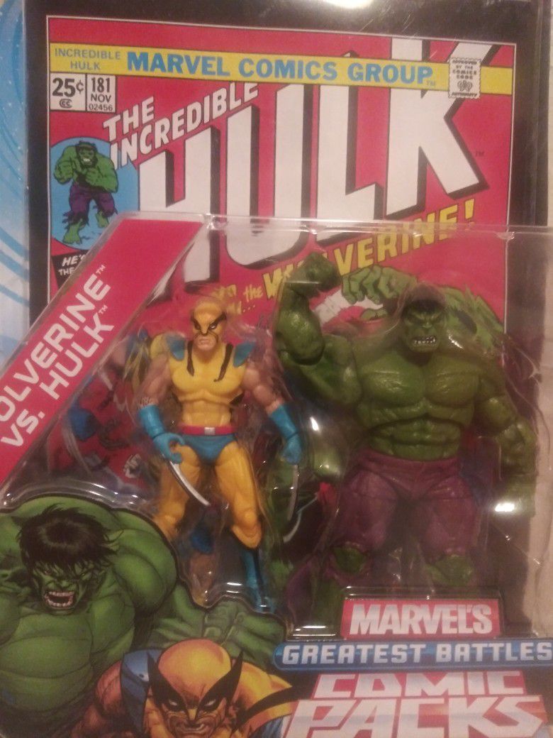 HULK VS WOLVERINE Action Figures(collectibles)
