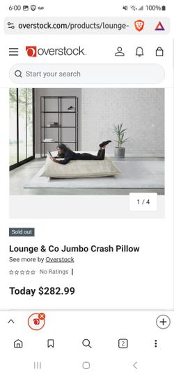 Lounge And Co Jumbo Extra Large Foam Pillow