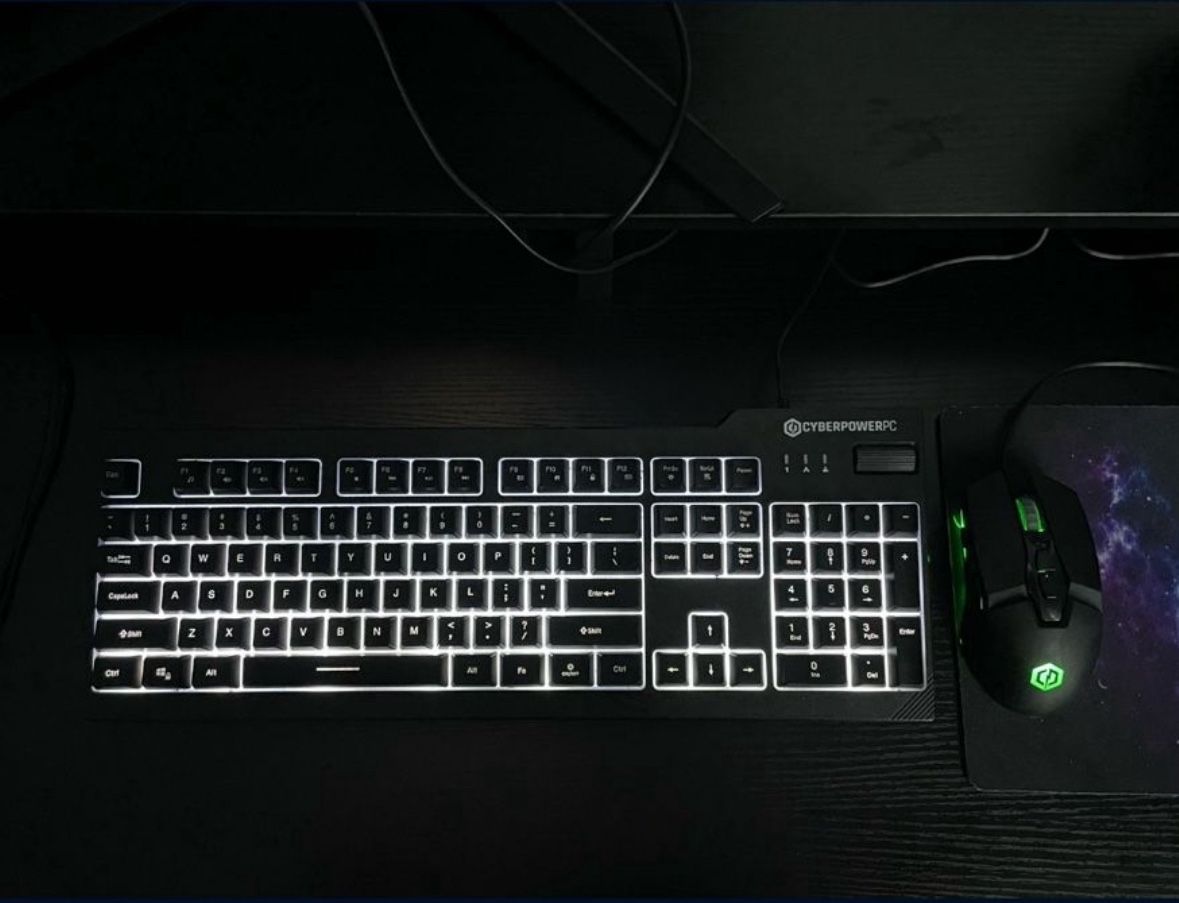 CyberpowerPC Keyboard And Mouse No Box Used