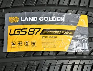 315 35 20 Brand New Tires