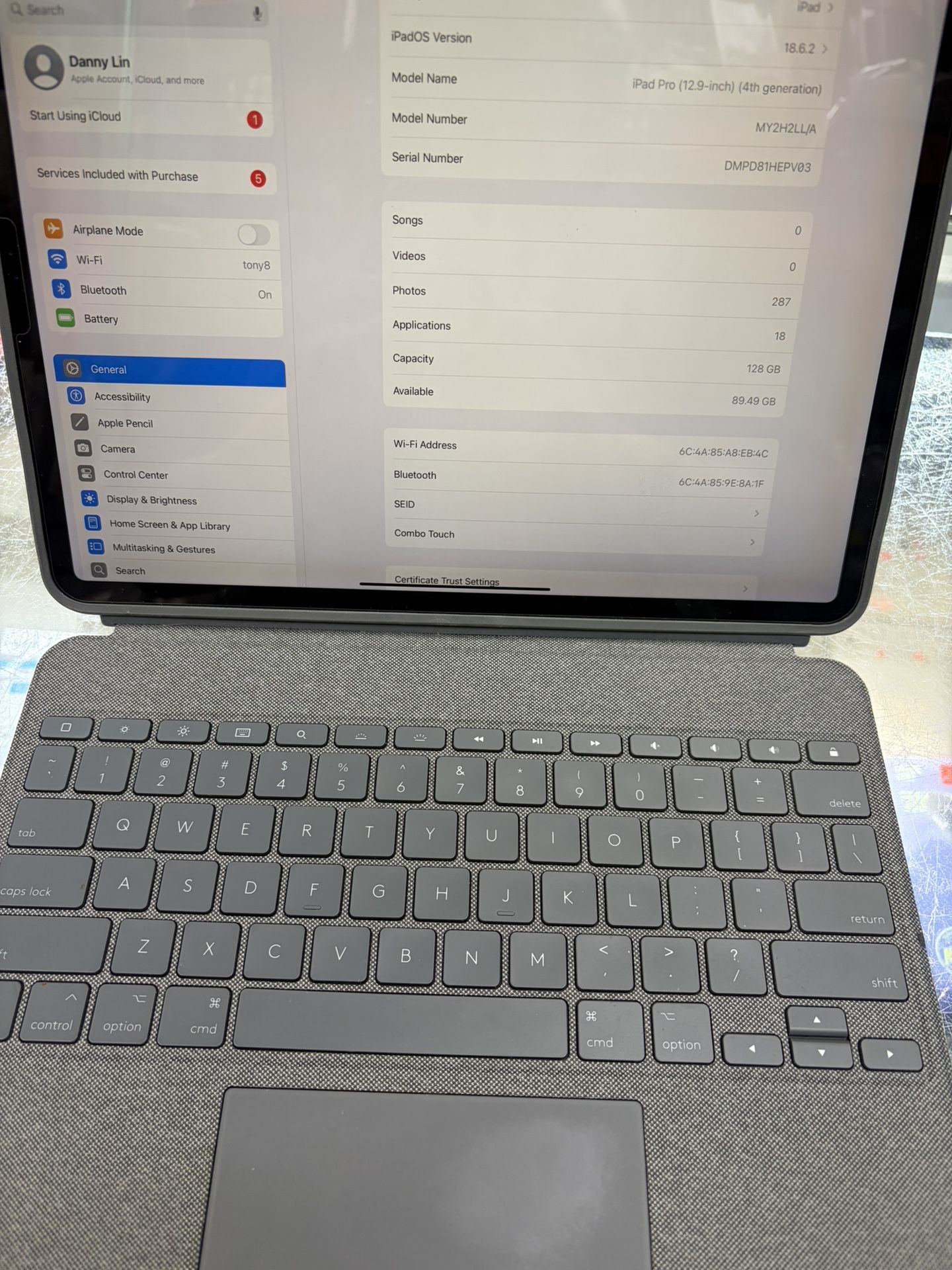iPad 12.9 Pro 4th Gen 128GB