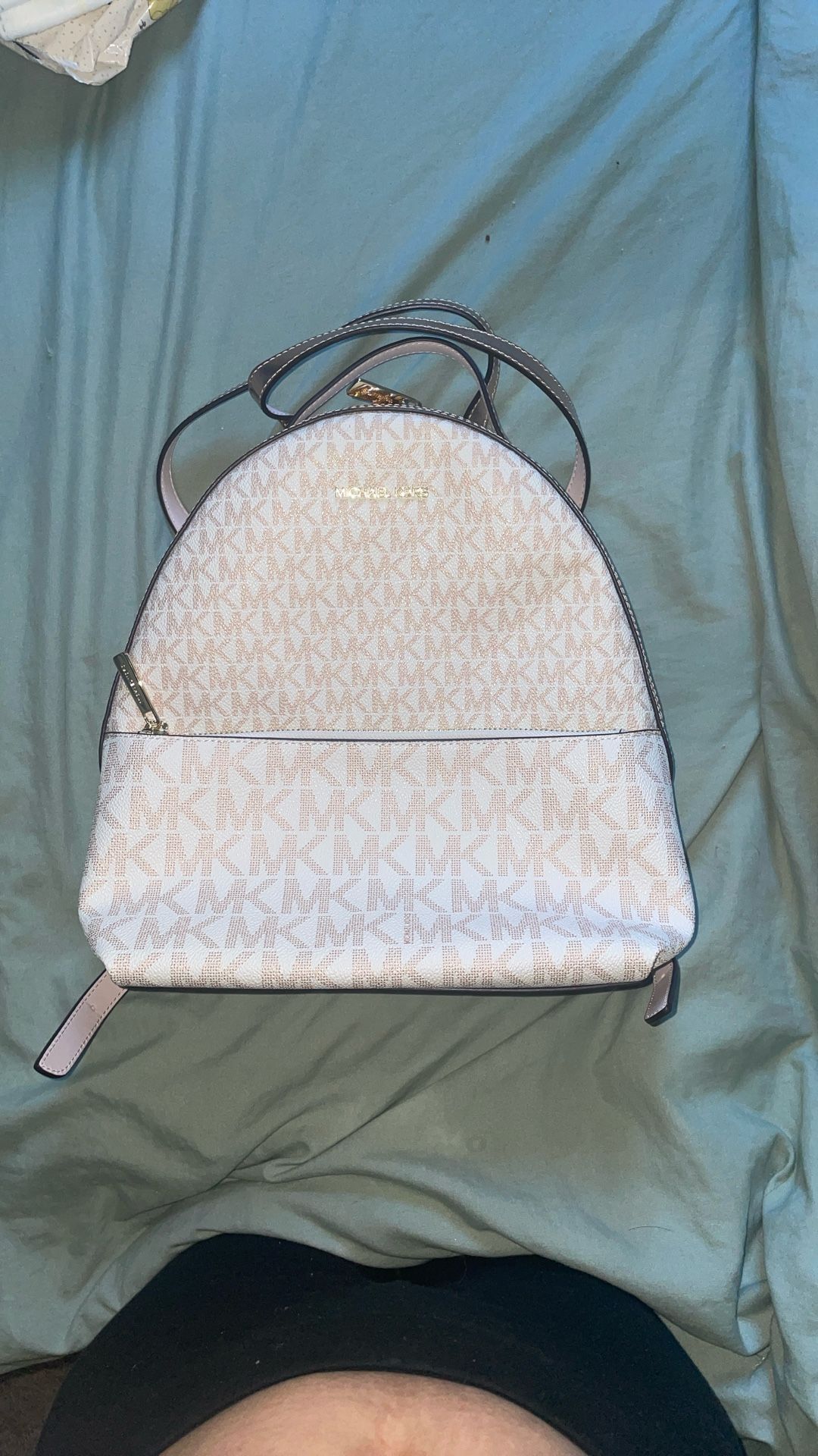 Michael Kors Pink Sheila Backpack.