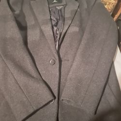 Mens Hollister XS Wool Blend coat- Barely worn!