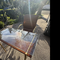 Mid Century Modern Desk & Chair. West Elm