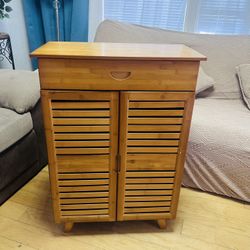 Bamboo Shoe Rack