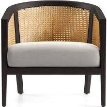 Two Crate And Barrel Arm Chairs