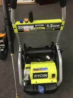 Ryobi 2000 psi electric pressure