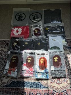 Bape shirts and bape jersey and hellstar shirts and Alson shirts