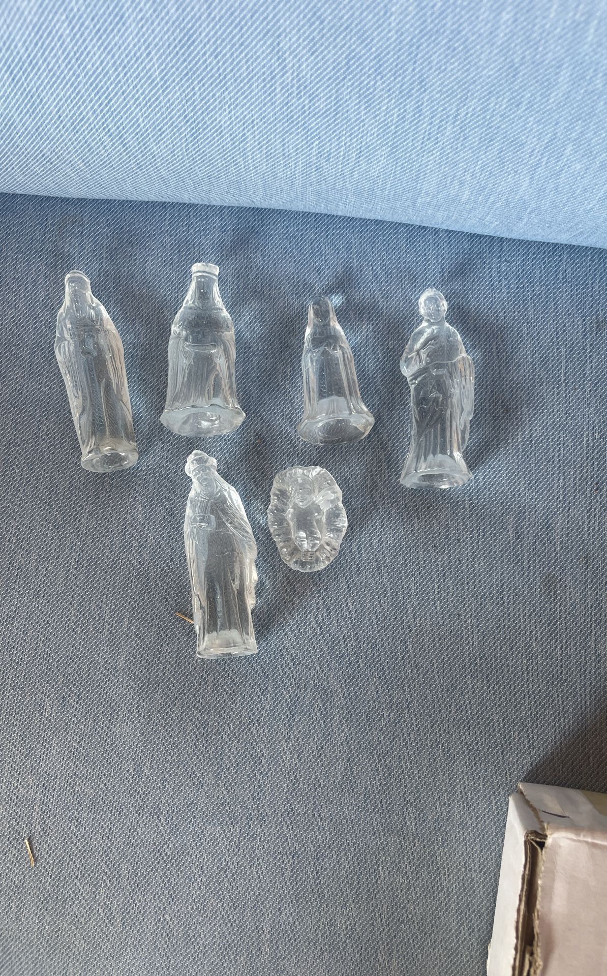 Glass Nativity Set