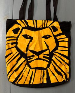 Disney Lion King Theatre Broadway Simba Tote Bag just $5