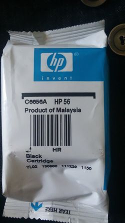 hp black ink #56