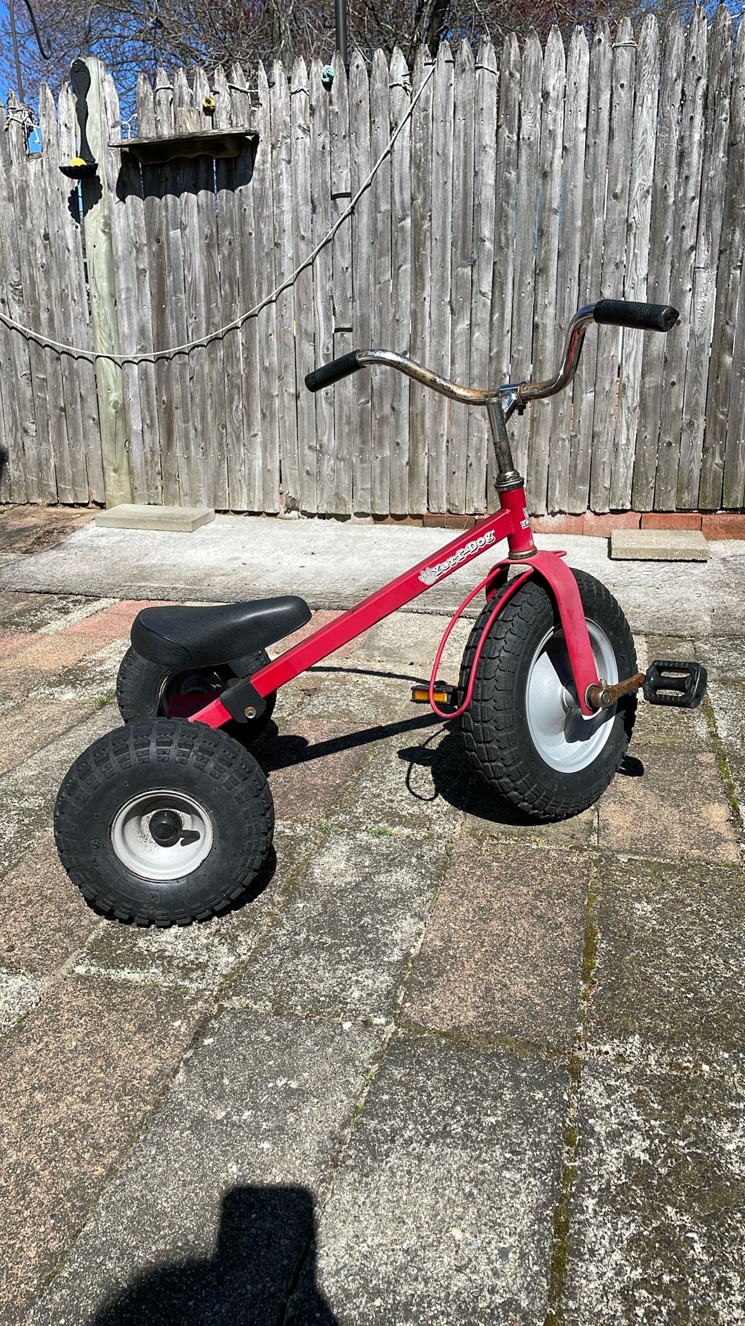 Yerf-Dog Tricycle Red Heavy duty Construction