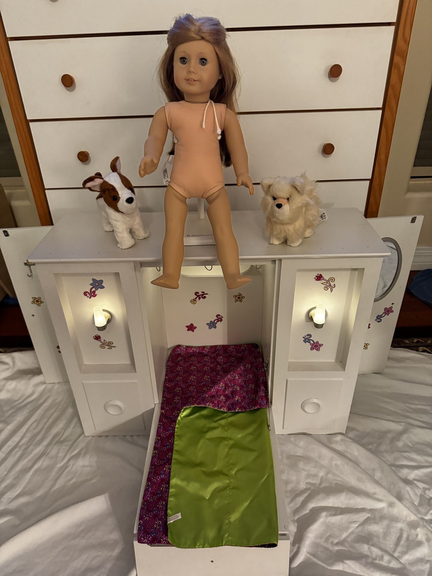 American Girl LOT Murphy Bed Lights Doll Dogs, clothes, shoes, AG stand and more!,All Products : American Fashion Style Bags On Sale