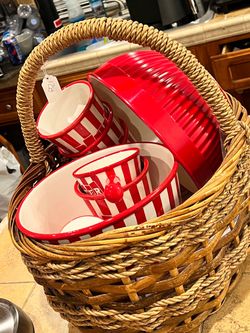 Ceramic popcorn set + accessories
