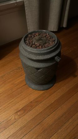 Small Fire Pit. It Works With A Butane Canister.. Works Well I Have No Use For It Any Longer As I Purchased A Larger One. 
