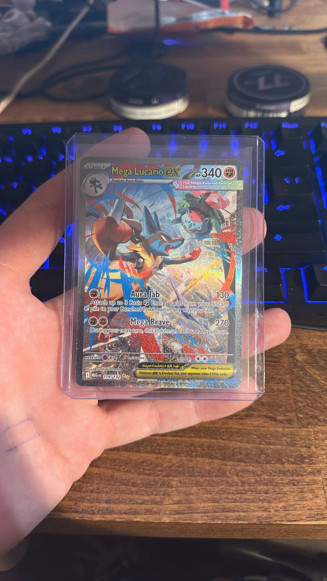 Mega Lucario EX #179 Mega Evolutions 