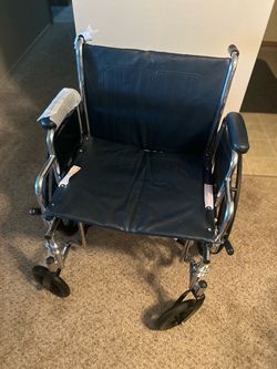 Extra wide wheel chair new