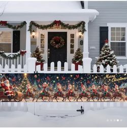 Christmas outdoor Banner large