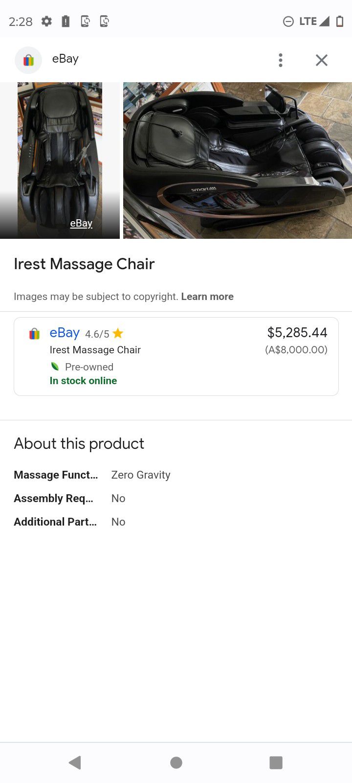 I Rest Message Chair