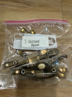 Vintage brass cabinet handles