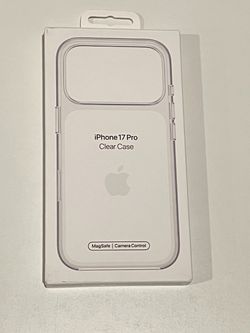 Apple iphone 17/18 pro clear case