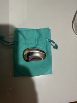 Tiffany & Co Elsa Peretti Bean Sterling Silver Money Clip 925 w/ Box & Pouch