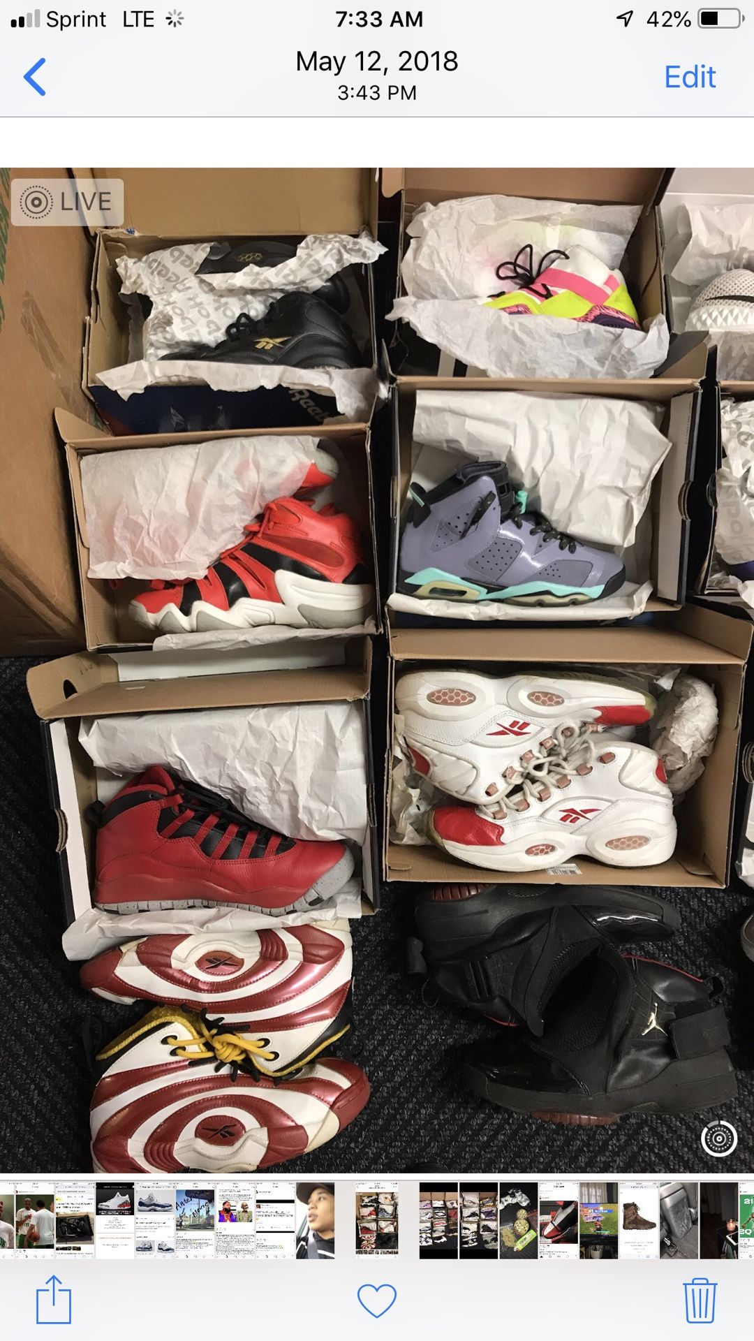 Bunch of sneakers all size 5-6 only
