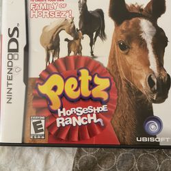 PETZ HORSESHOE RANCH (Nintendo DS, 2DS, 3DS)