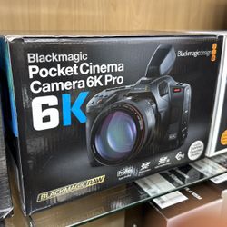 Blackmagic 6k Pro Camera New