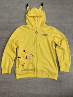 Pokémon Pikachu Zip Up Jacket With Hooded Ears