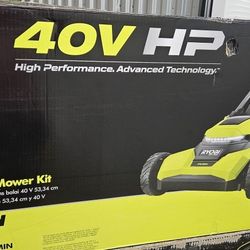 New 40V Ryobi Push Mower