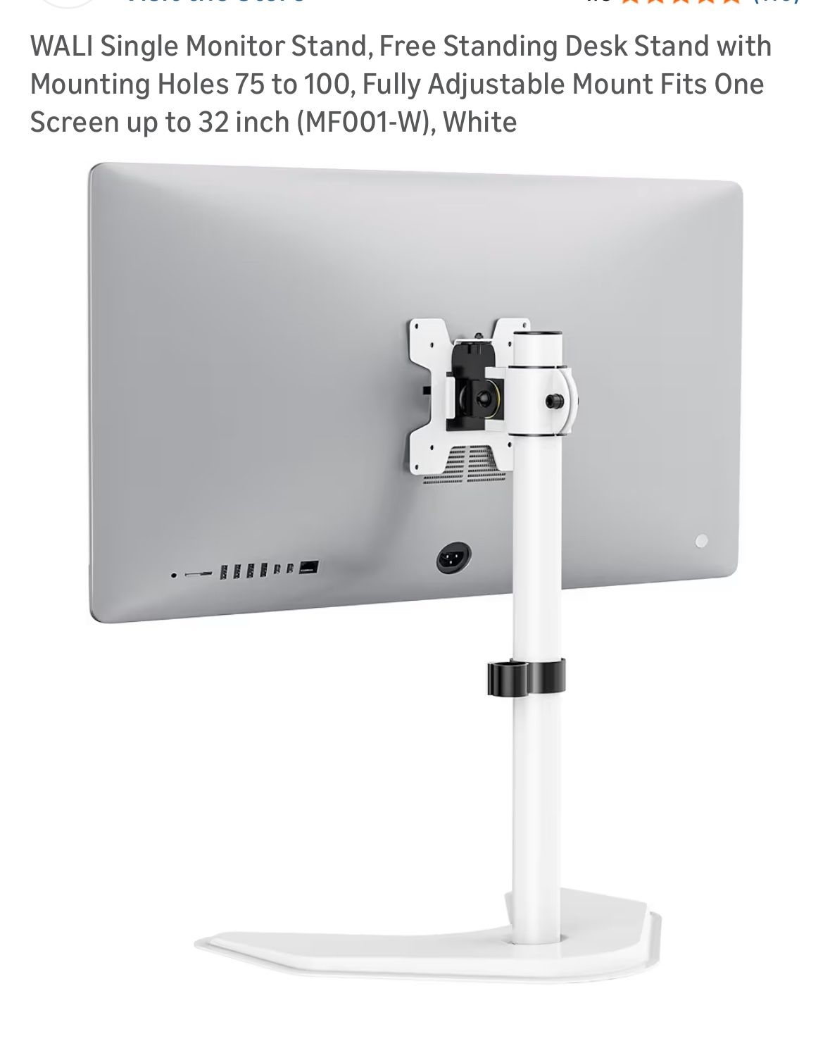 32” Monitor Desk Stand