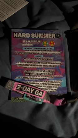 Hard Summer 2026 2-day wristband