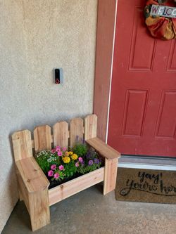Planter bench box