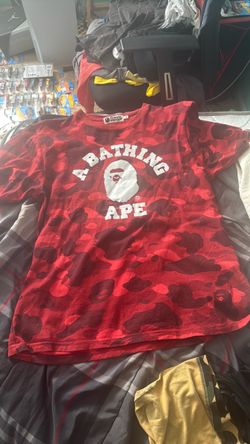 Red Camo Bape Shirt