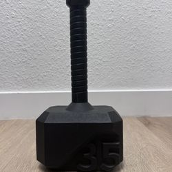 Tribe WOD Hammer Kettlebell 35lb | Cross Training Workout Equipment for Muscle Building, Cardio Fitness