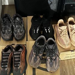 🔥 Yeezy Sneaker Bundle – Size 12 (5 Pairs Total) – 500 & 700 Models