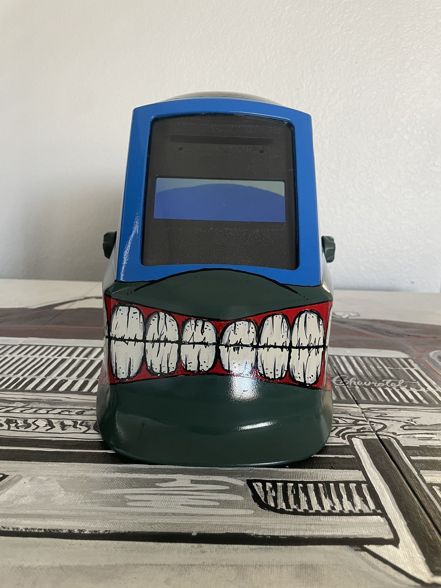 Custom Hand Art Lincoln Welding Hood