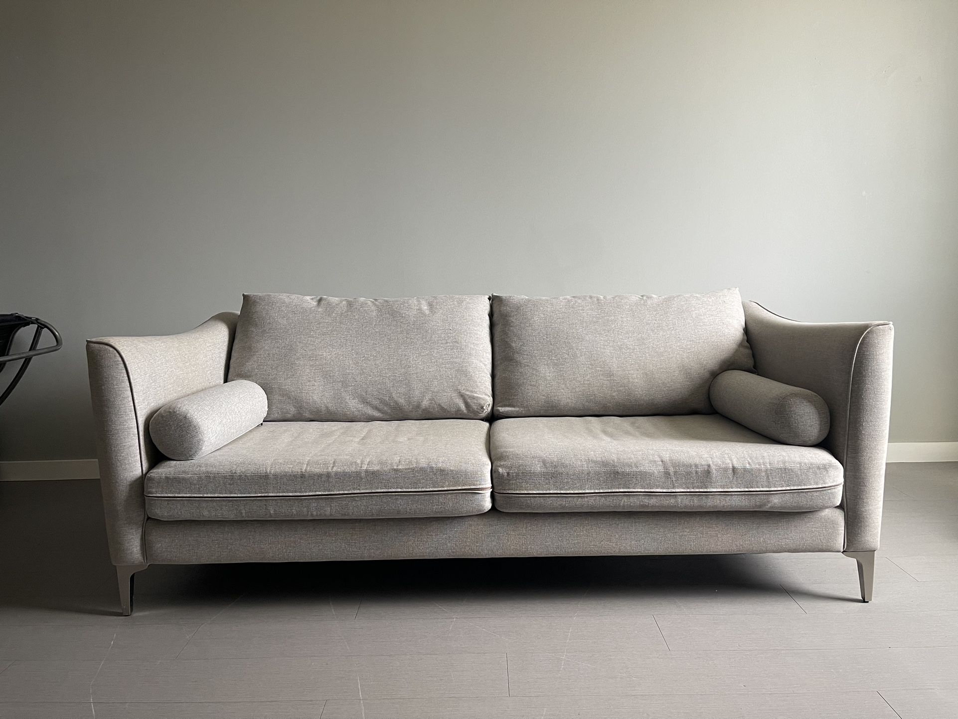 Grey Deep Seat Couch 
